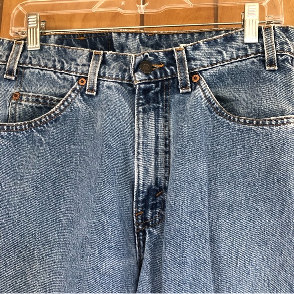 Vintage Levi’s 505 Jeans Orange Tab 90 Straight Leg - Picture 3 of 13